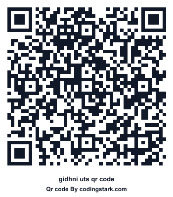 Gidhni UTS QR Code