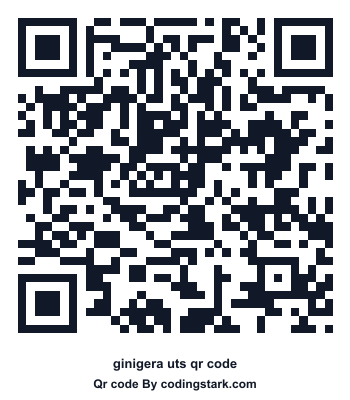 Ginigera UTS QR Code