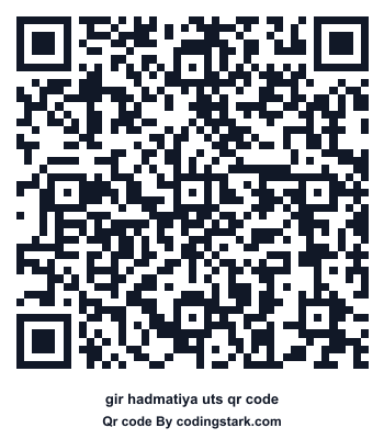 Gir Hadmatiya UTS QR Code