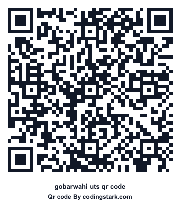 Gobarwahi UTS QR Code