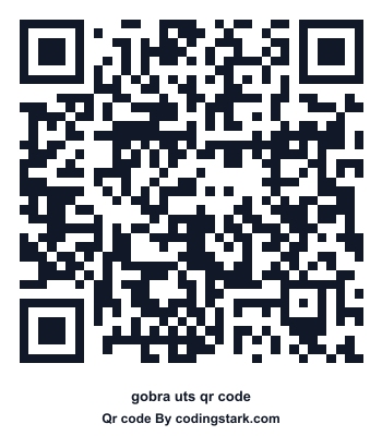 Gobra UTS QR Code