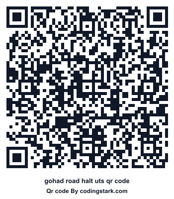 Gohad Road Halt UTS QR Code