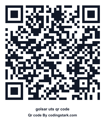 Golsar UTS QR Code