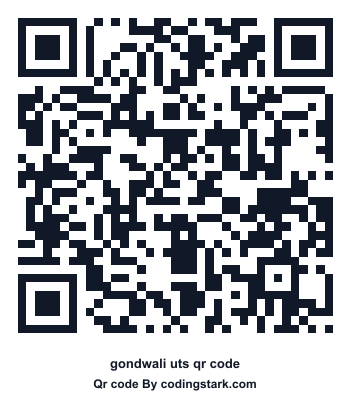 Gondwali UTS QR Code