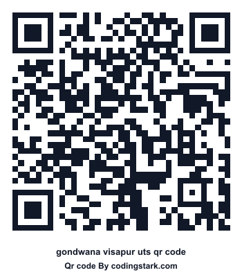Gondwana Visapur UTS QR Code