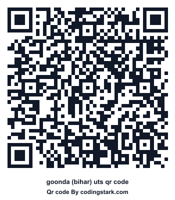 Goonda (bihar) UTS QR Code
