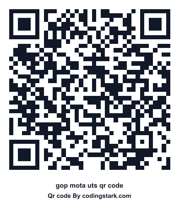 Gop Mota UTS QR Code