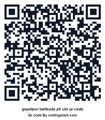 Gopalpur Balikuda Ph UTS QR Code