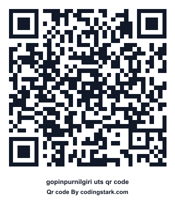 Gopinpurnilgiri UTS QR Code