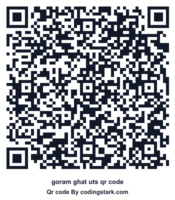 Goram Ghat UTS QR Code