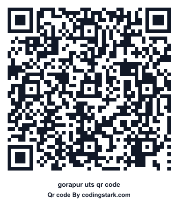 Gorapur UTS QR Code