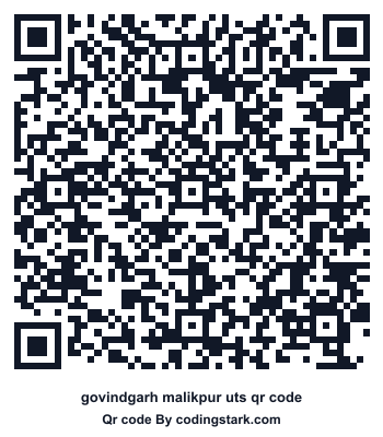Govindgarh Malikpur UTS QR Code