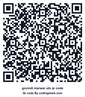 Govindi Marwar UTS QR Code