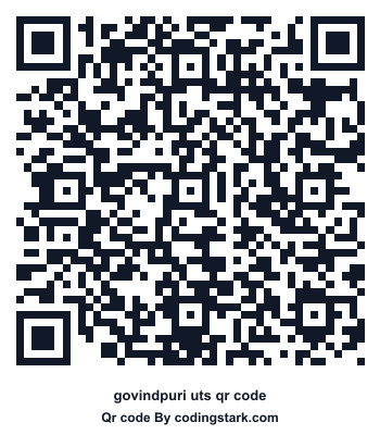 Govindpuri UTS QR Code