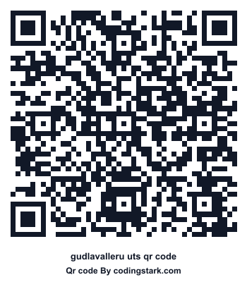 Gudlavalleru UTS QR Code