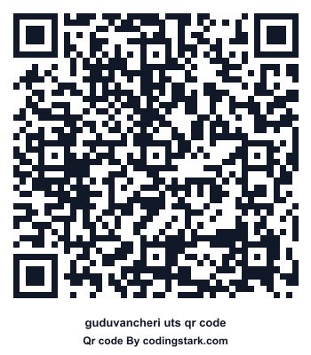 Guduvancheri UTS QR Code