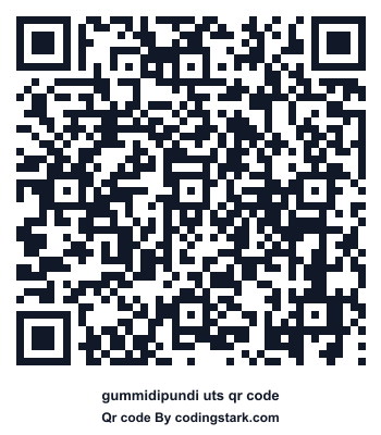 Gummidipundi UTS QR Code
