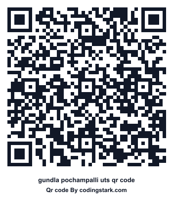 Gundla Pochampalli UTS QR Code