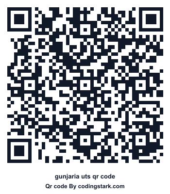 Gunjaria UTS QR Code