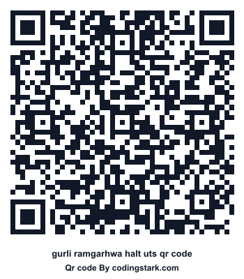 Gurli Ramgarhwa Halt UTS QR Code