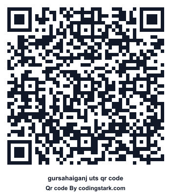 Gursahaiganj UTS QR Code