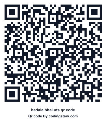 Hadala Bhal UTS QR Code