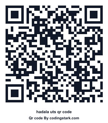 Hadala UTS QR Code