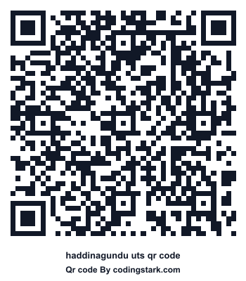 Haddinagundu UTS QR Code
