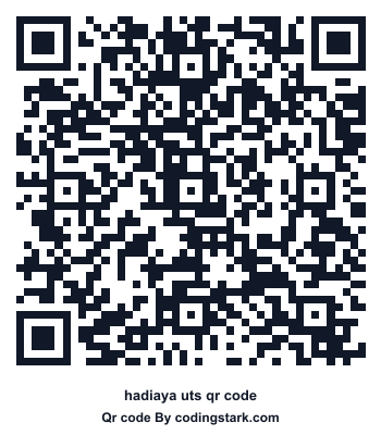 Hadiaya UTS QR Code