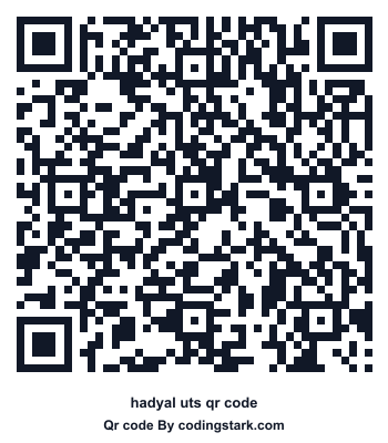 Hadyal UTS QR Code
