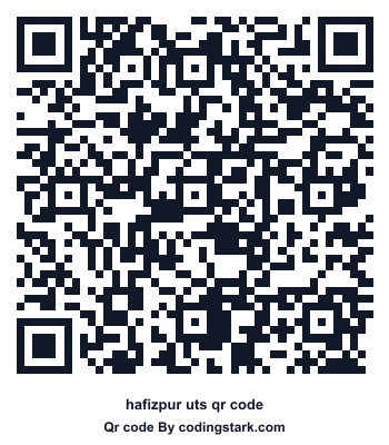 Hafizpur UTS QR Code