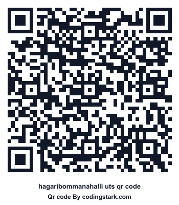 Hagaribommanahalli UTS QR Code