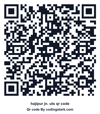 Hajipur Jn. UTS QR Code