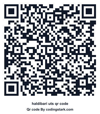 Haldibari UTS QR Code