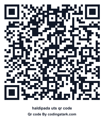 Haldipada UTS QR Code