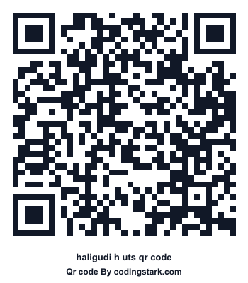 Haligudi H UTS QR Code