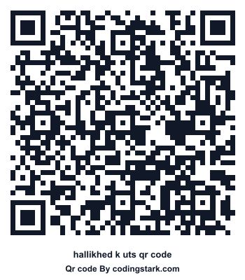 Hallikhed K UTS QR Code