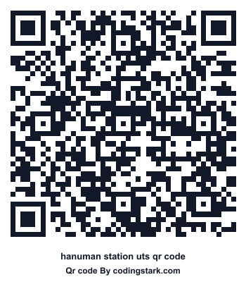 Hanuman Station UTS QR Code