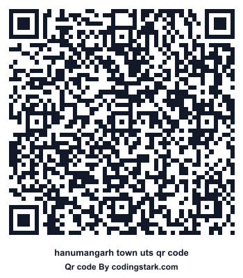 Hanumangarh Town UTS QR Code