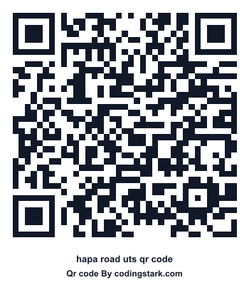 Hapa Road UTS QR Code