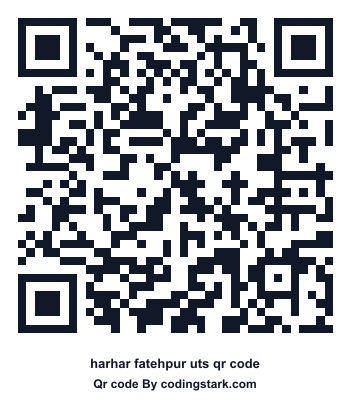 Harhar Fatehpur UTS QR Code