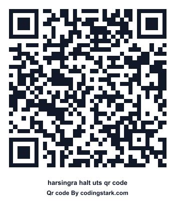 Harsingra Halt UTS QR Code
