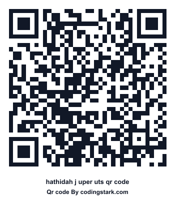 Hathidah J Uper UTS QR Code