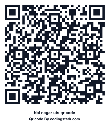 Hbl Nagar UTS QR Code