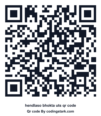 Hendlaso Bhokta UTS QR Code