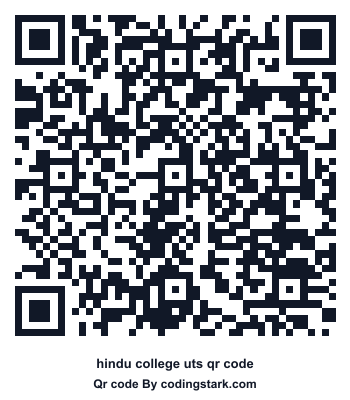 Hindu College UTS QR Code