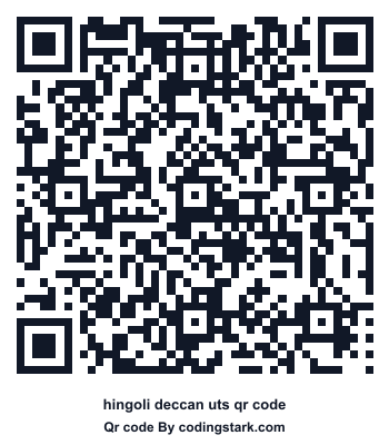 Hingoli Deccan UTS QR Code