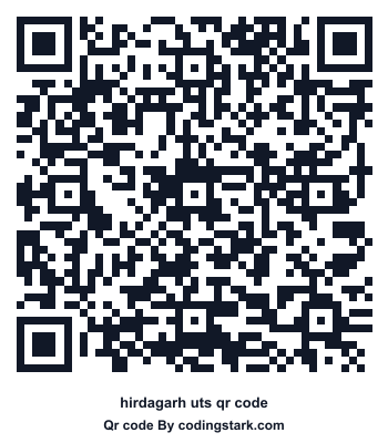 Hirdagarh UTS QR Code