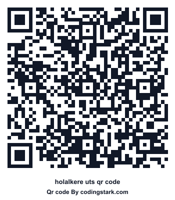 Holalkere UTS QR Code