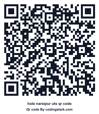 Hole Narsipur UTS QR Code